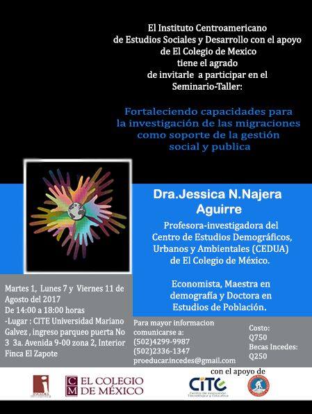 Resultado de imagen para SEMINARIO TALLER INCEDES-COLMEX